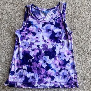 Vera Wang Simply Vera floral tank top